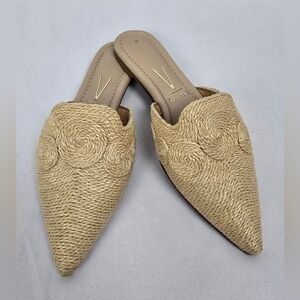 Vizzano Rope Mule Artsy Beige Women's Slip On Sandals sz 7